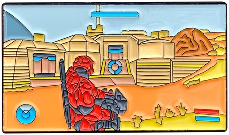 Halo 3 Standoff enamel pin