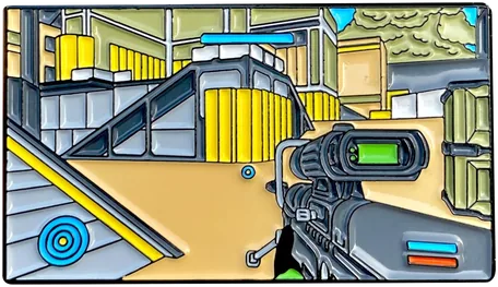 Halo 3 The Pit enamel pin