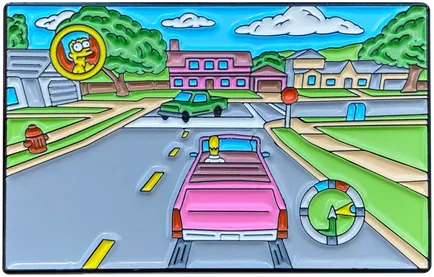 The Simpsons: Hit & Run enamel pin