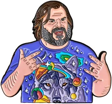 Jack Black enamel pin