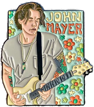 John Mayer enamel pin