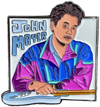 John Mayer V2 enamel pin