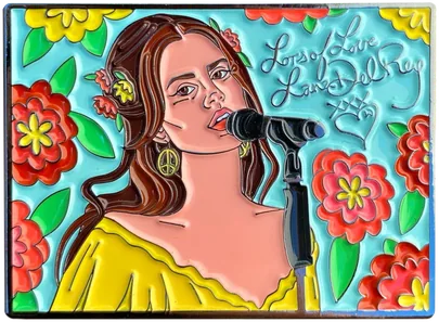 Lana Del Rey enamel pin