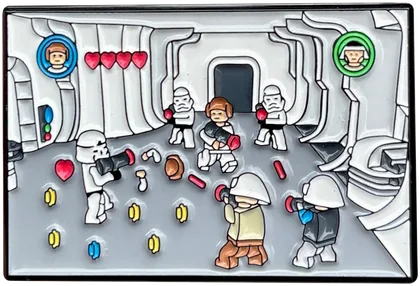 LEGO Star Wars Leia enamel pin