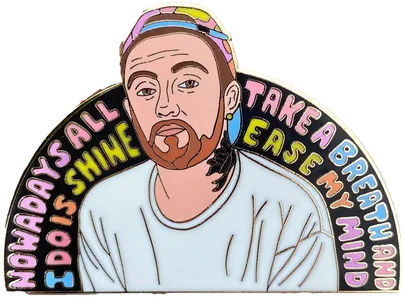 Mac Miller 2009 · Limited Gold enamel pin