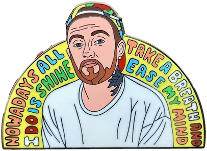 Mac Miller 2009 enamel pin