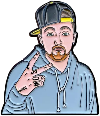 Mac Miller Peace enamel pin