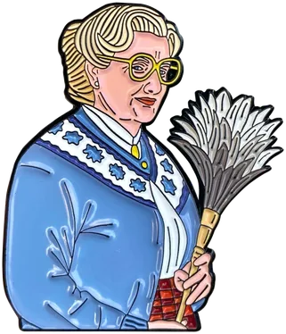 Mrs. Doubtfire enamel pin