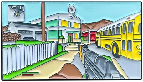 Call of Duty: Black Ops Nuketown enamel pin