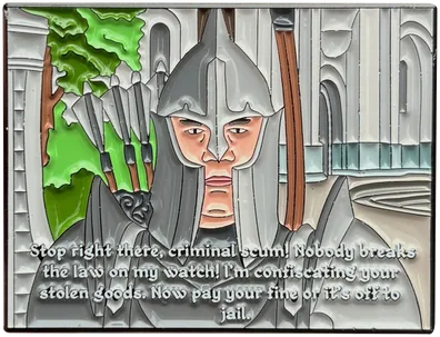 The Elder Scrolls IV: Oblivion Guard enamel pin