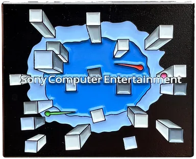 PlayStation 2 Intro Screen enamel pin