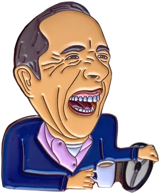 Jerry Seinfeld Comedians in Cars Getting Coffee enamel pin