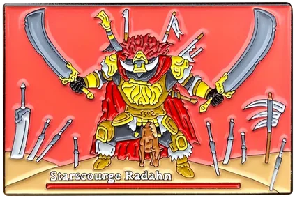 Elden Ring Starscourge Radahn enamel pin
