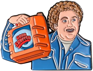 Superbad Good Shopper enamel pin