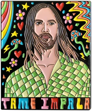 Tame Impala V2 enamel pin