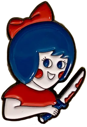 Utz Girl enamel pin