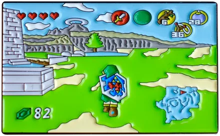 The Legend of Zelda: Ocarina of Time enamel pin